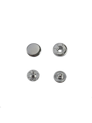 Кнопка Wuta Альфа №54 10мм (никель, нерж)