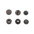 Snap button Wuta #54 12.5mm (Black, Stainless)