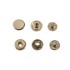 Snap button Wuta #54 12.5mm (Gold, Stainless)