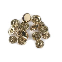 Snap button Wuta #54 12.5mm (Gold, Stainless)