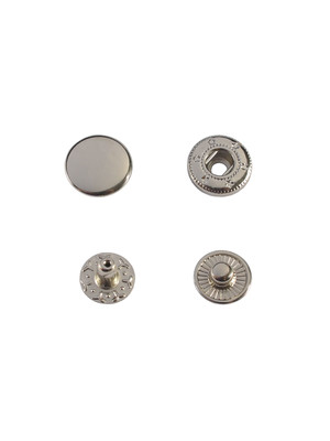 Кнопка Wuta Альфа №54 15мм (никель, нерж) Кнопка Wuta Альфа №54 15мм (никель, нерж)