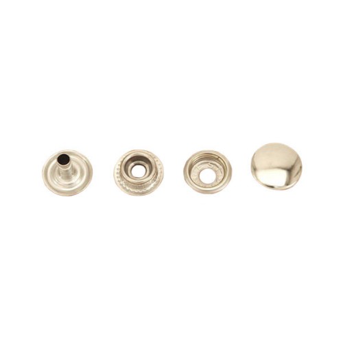 Snap button #61 15mm (Nickel, Long post)