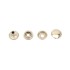 Snap button #61 15mm (Nickel, Long post)