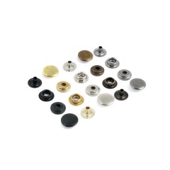 Snap button #61 12.5mm (20pcs, Brass)