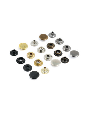 Кнопка кольцевая №61 15мм (50шт, нерж)