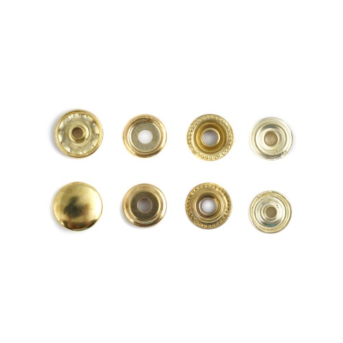 Snap button #61 15mm (20pcs, Brass)