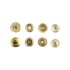Snap button #61 15mm (20pcs, Brass)