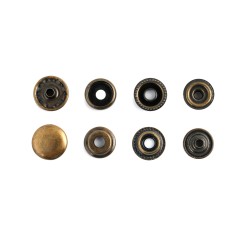 Snap button #61 15mm (20pcs, Brass)