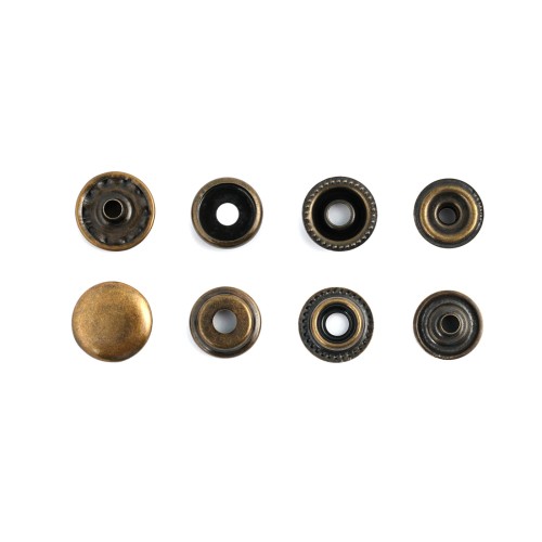 Snap button #61 15mm (20pcs, Brass)