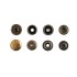 Snap button #61 15mm (20pcs, Brass)
