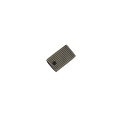 Zipper end 9x4mm (Antique Brass)