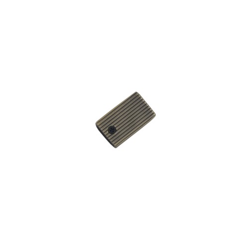 Zipper end 9x4mm (Antique Brass)