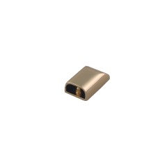 Zipper end 9x4mm (Gold)