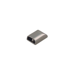 Zipper end 9x4mm (Nickel)