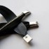 Zipper end 9x4mm (Chrome)