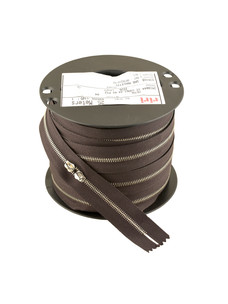 Молния Riri ME4 2226 (никель, тём.корич.)