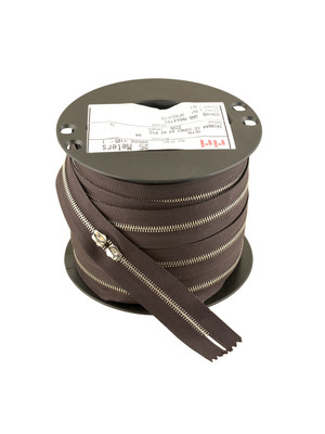 Молния Riri ME4 2226 (никель, тём.корич.)