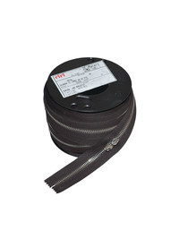 Молния Riri ME6 2226 (никель, тём.корич.)