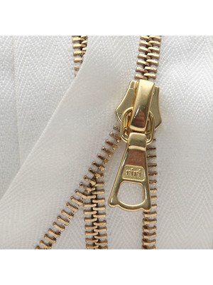 Молния Riri ME4 TB 2101 (60см, золото, белый)