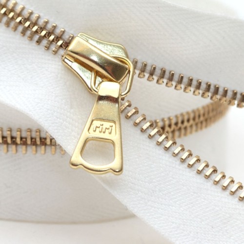 Zipper Riri ME4 TB 2101 (60cm, Gold, White)