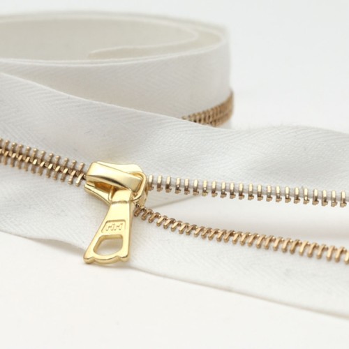 Zipper Riri ME4 TB 2101 (60cm, Gold, White)