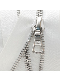 Молния Riri ME4 TB 2101 (60см, никель, белый)