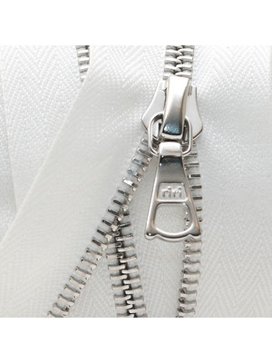 Молния Riri ME4 TB 2101 (60см, никель, белый)