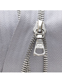 Молния Riri ME4 TB 2102 (60см, никель, серый)