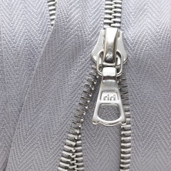 Zipper Riri ME4 GE 2102 (18cm, Nickel, Grey)