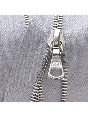 Молния Riri ME4 TB 2102 (60см, никель, серый)
