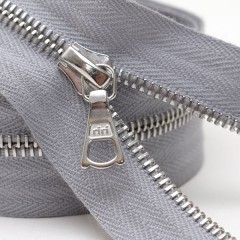 Zipper Riri ME4 GE 2102 (18cm, Nickel, Grey)