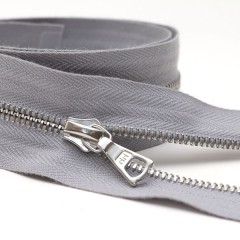 Zipper Riri ME4 GE 2102 (18cm, Nickel, Grey)