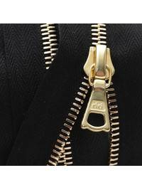 Молния Riri ME4 GE 2110 (18см, золото, чёрный)