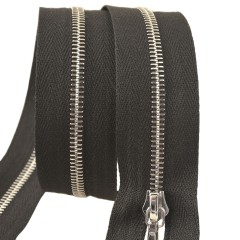 Zipper Riri ME4 GE 2110 (60cm, Nickel, Black)
