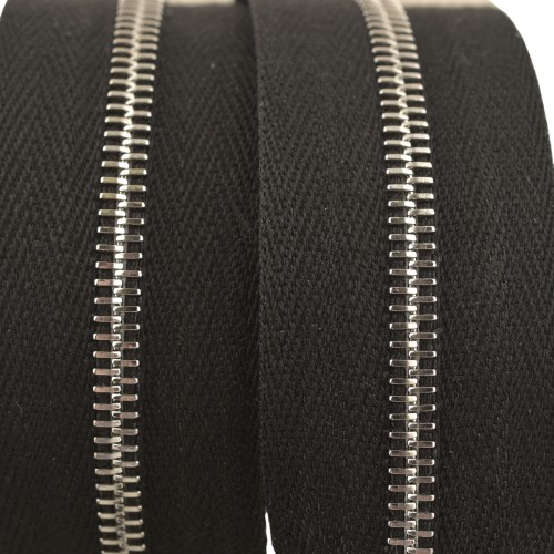 Zipper Riri ME4 GE 2110 (50cm, Nickel, Black)