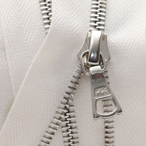 Zipper Riri ME4 GE 2132 (18cm, Nickel, Milk White)