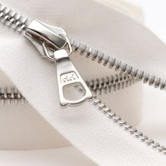 Zipper Riri ME4 GE 2132 (18cm, Nickel, Milk White)