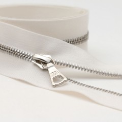 Zipper Riri ME4 GE 2132 (18cm, Nickel, Milk White)