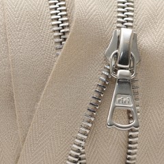 Zipper Riri ME4 2203 (Nickel, Beige)
