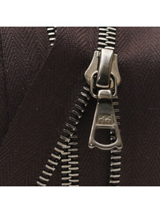 Молния Riri ME4 GE 2226 (18см, никель, тём.корич.)