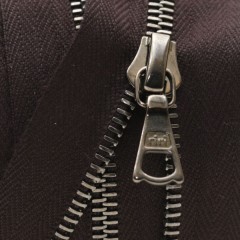 Zipper Riri ME4 2226 (Nickel, Dark Brown)