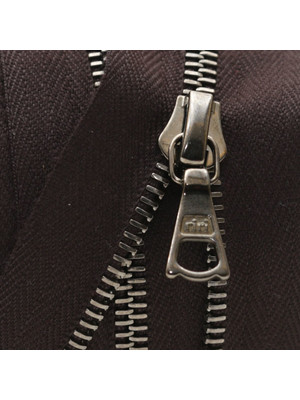 Молния Riri ME4 GE 2226 (18см, никель, тём.корич.)