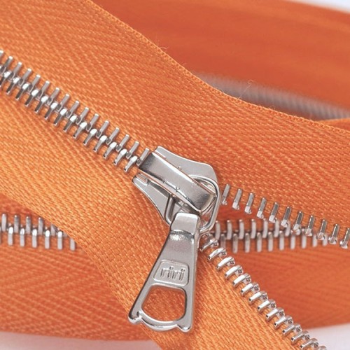 Zipper Riri ME4 GE 2313 (18cm, Nickel, Orange)