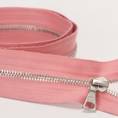 Zipper Riri ME4 GE 2420 (18cm, Nickel, Dark Pink)