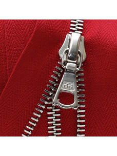 Молния Riri ME4 GE 2437 (18см, никель, тём.красн.)