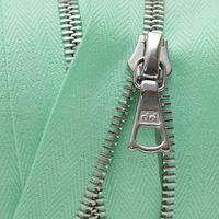 Zipper Riri ME4 GE 2752 (18cm, Nickel, Light Green)