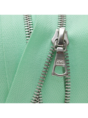 Молния Riri ME4 GE 2752 (18см, никель, св.зелёный)