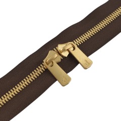 YKK Excella Zipper #5 (Brass, 2-way)