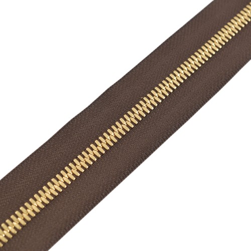 YKK Excella Zipper #5 (Brass, 2-way)