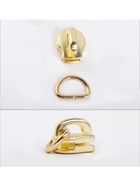 Бегунок с полукольцом YKK Excella №3 (латунь)